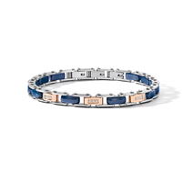 Bracelet Comete Man in Steel Diamante 0.045 Ct UBR 1280 - UBR 1280